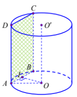 Hình đáp án 1. Một hình trụ có bán kính đáy bằng 5 và khoảng cách giữa hai đáy bằng 7
