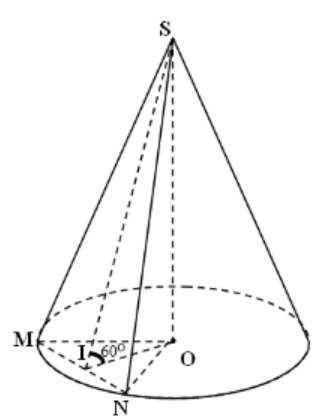 Hình đáp án 1. Một khối nón có bán kính đáy bằng 2 cm , chiều cao bằng $\large \sqrt{