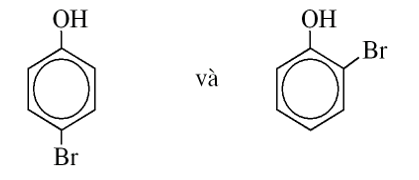 Hình minh họa Sản phẩm của phản ứng giữa phenol và dung dịch $\Large\ Br_2$ là chất 