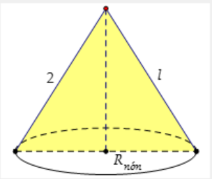 Hình đáp án 1. Thiết diện qua trục của một hình nón là tam giác đều cạnh bằng 2. Một 