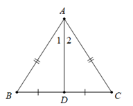 Hình minh họa Tính chất ba đường phân giác của tam giác