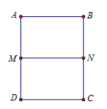 Hình đáp án 1. Trong không gian, cho hình chữ nhật ABCD có AB = 1 và AD = 2. Gọi M, N