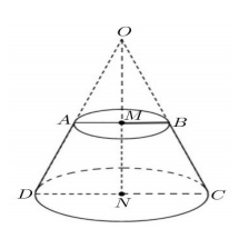 Hình đáp án 1. Trong không gian cho hình thang cân $\Large ABCD$, $\Large AB// CD$, $