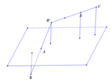 Hình đáp án 2. Trong không gian $\Large Oxyz$, cho ba điểm $\Large A(-1;-4;4), B(1;7;