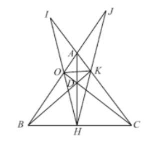 Hình đáp án 1. Trong không gian $\Large Oxyz$, cho tam giác nhọn ABC có $\Large H(2;2