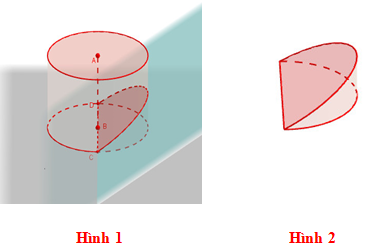 Hình minh họa Từ một khúc gỗ hình trụ có đường kính $\Large 30cm$ , người ta cắt khú